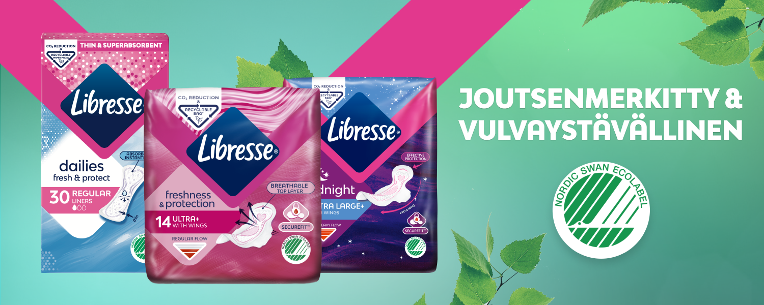 Joutsenmerkitty Libresse